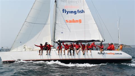 corporate fishing charter sydney|Flying Fish Sailing Academy .